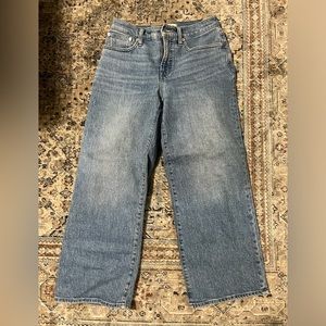 Madewell Perfect Vintage Wide Leg Crop Jean (Petite)